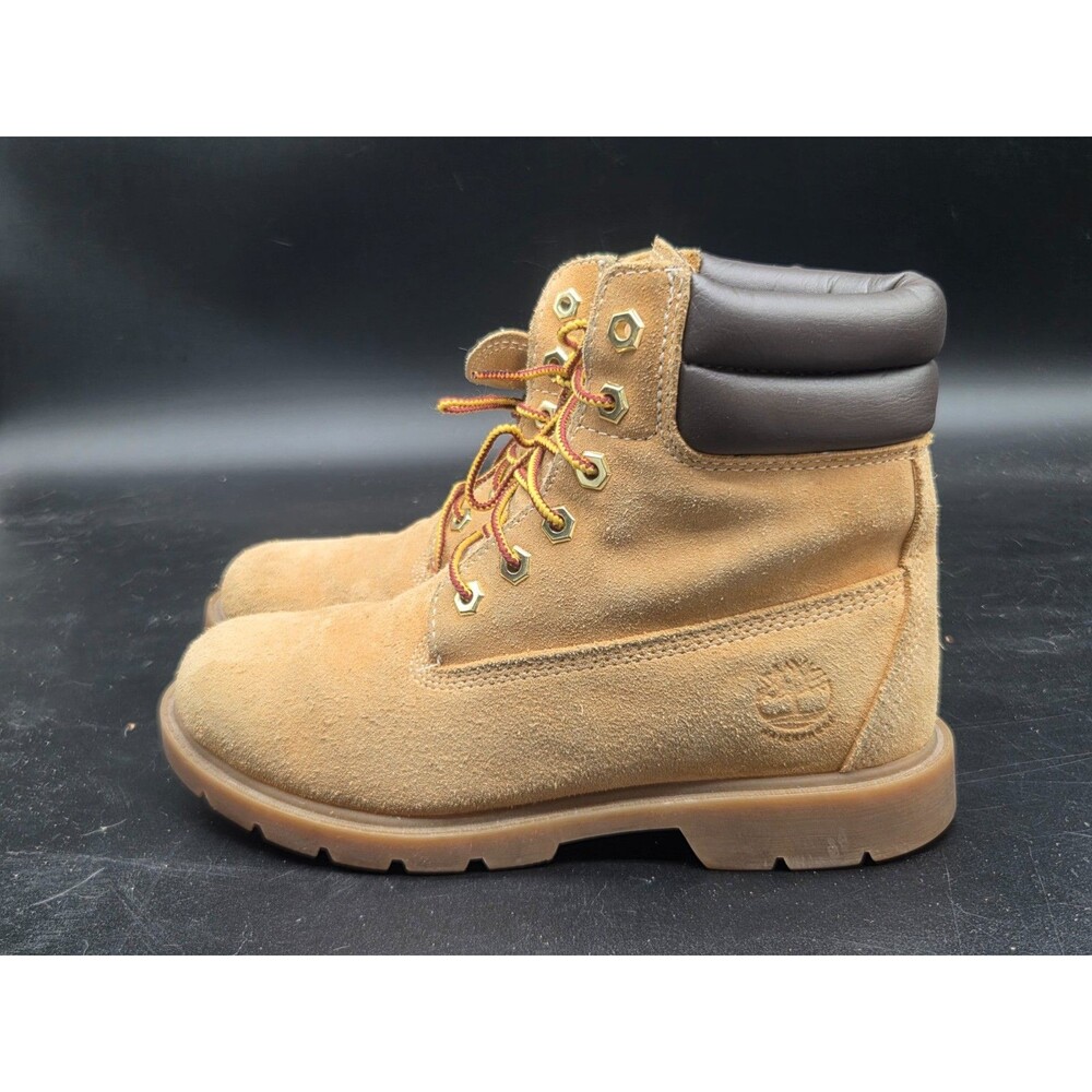 Timberland 6 Inch Premium Suede Boots Womens 7 Wheat Waterproof A1TXQ Primaloft